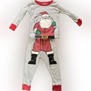 🎅 Carter’s Santa Pajamas | Size 18 Months | 2-Piece Christmas Set